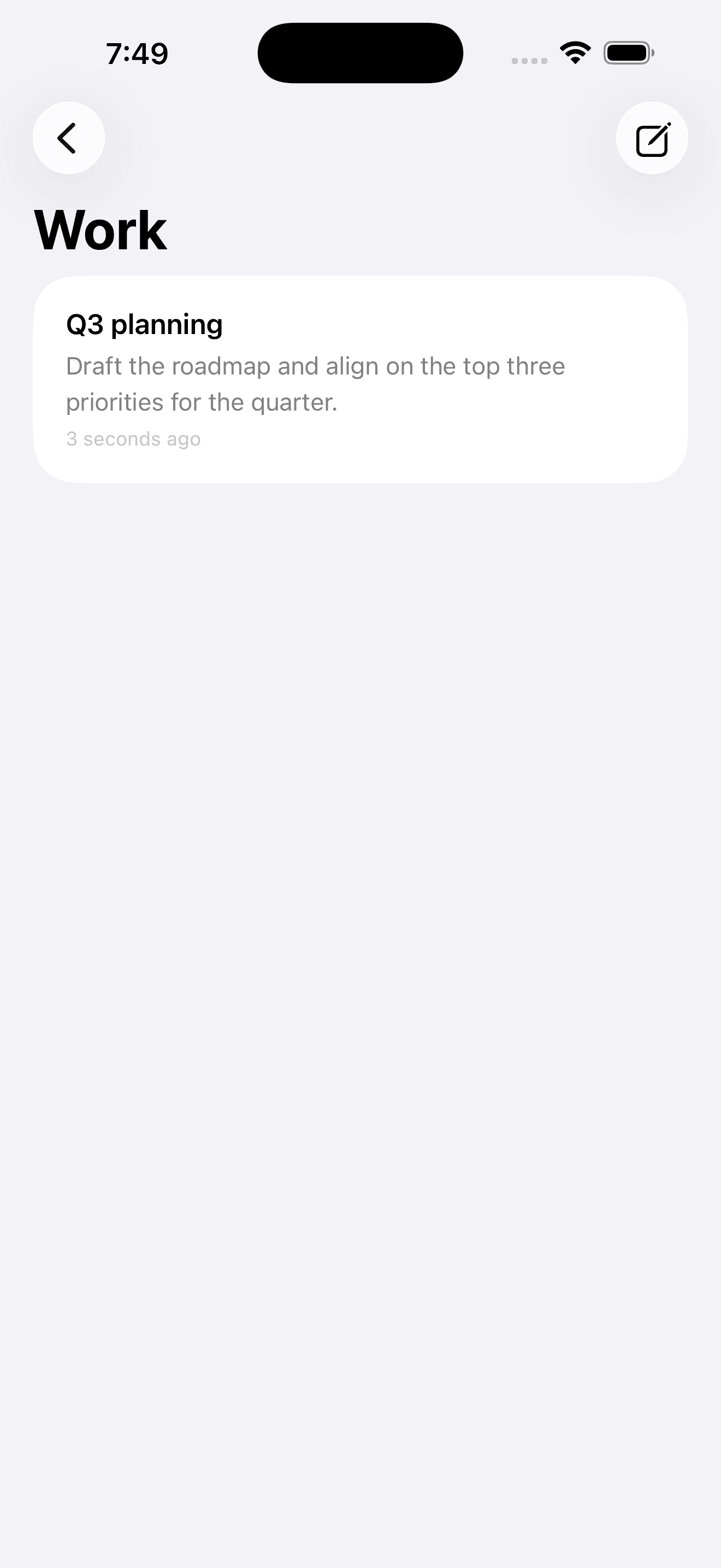 Every note, instantly searchable
